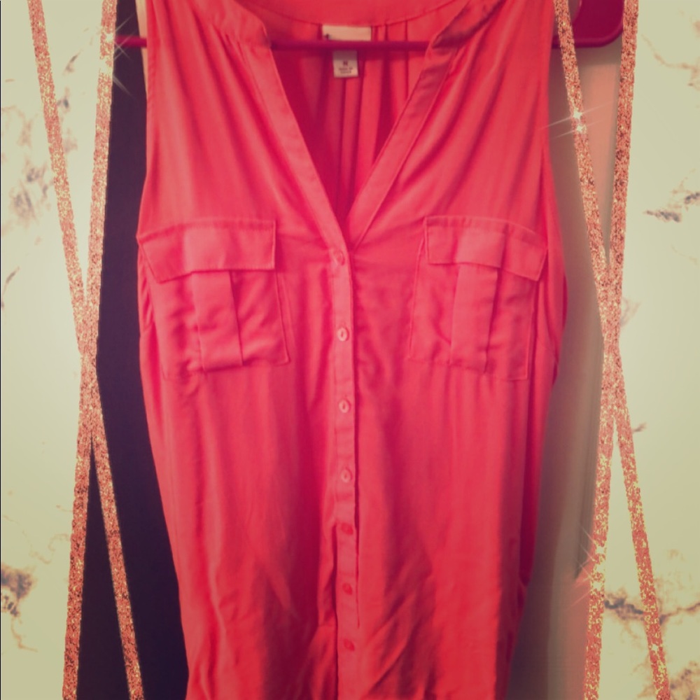 Hot pink blouse